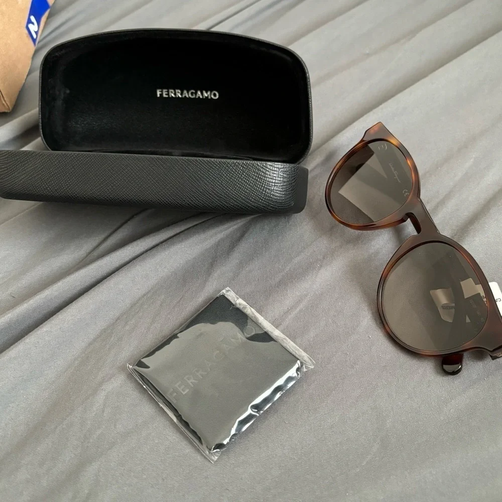 Ferragamo Tortoise Sunglasses